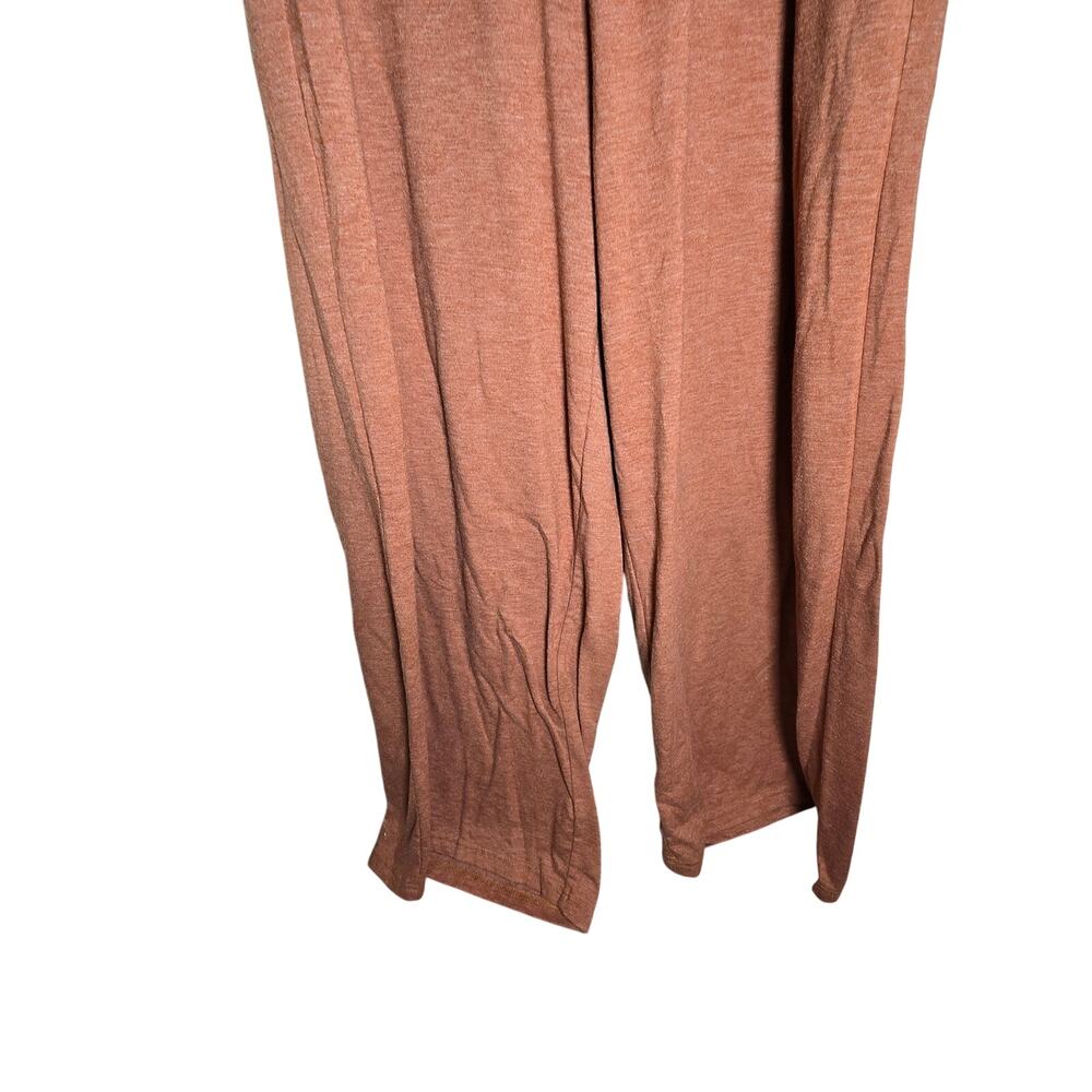 Flowy Wide Leg Jumper Lightweight, Stretchy Adjustable at Shoulders Orange Lg - Picture 5 of 9